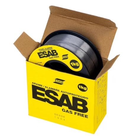 Bobina de Arame MIG Tubular E71T-GS 0.80 mm com 1 Kg GAS FREE ESAB-cec1b73e-7213-4b8e-802c-2ead800d0320