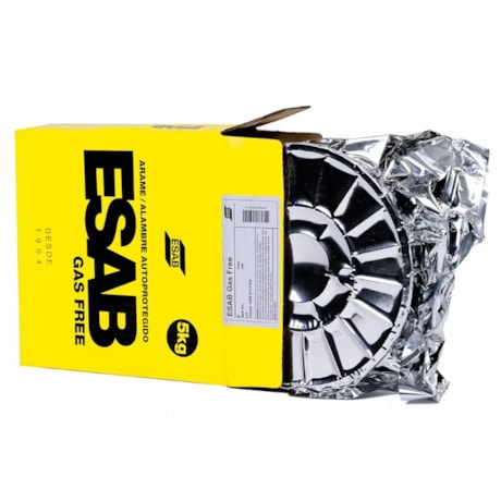 Bobina de Arame MIG Tubular E71T-GS 0.80 mm com 5 Kg GAS FREE ESAB-8b84b8ee-a916-48f4-b503-31f5b0fb0e78
