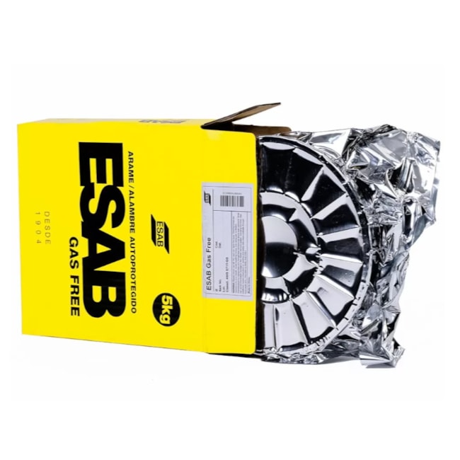 Bobina de Arame MIG Tubular E71T-GS 1.00mm com 5 Kg GAS FREE ESAB-f1e37a55-a9a5-49d9-bc49-a6836a94295f
