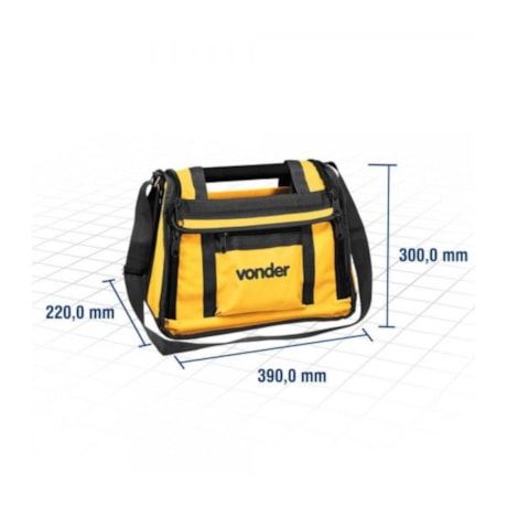 Bolsa de Lona para Ferramentas 16'' com 30 Divisórias BL050 3540300050 VONDER-d3c7e645-2fb4-415c-964a-46f50bf8ee18