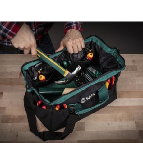 Bolsa de Nylon para Ferramentas 16'' ST95185SC SATA-fa7fbd97-701d-4db6-bc34-5d71a194fa15