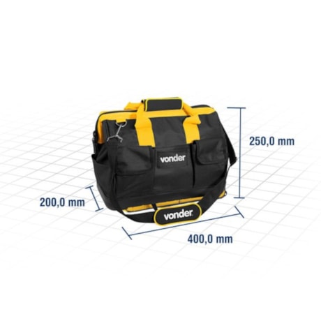 Bolsa em Nylon para Ferramentas com 16 Divisões BL 070 VONDER-7507f51a-17d5-4d17-ac60-be662d481d1a