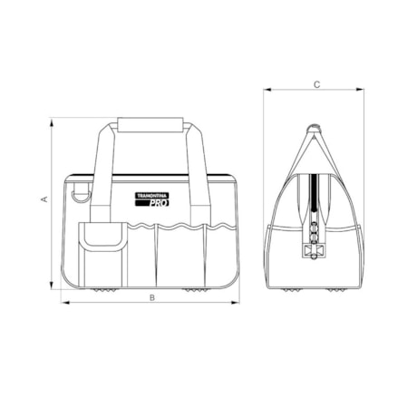 Bolsa para Ferramentas 12'' 44952/612 TRAMONTINA PRO