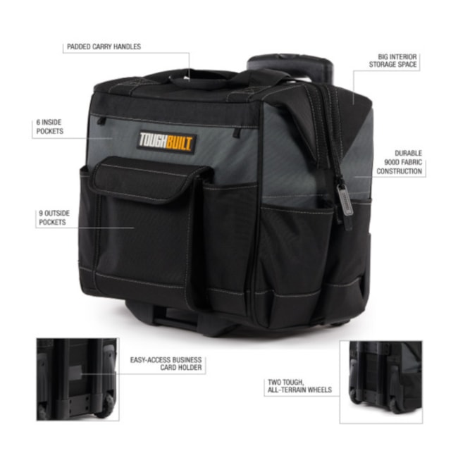 Bolsa para Ferramentas 14'' com Rodas TB-71-14 TOUGHBUILT-18c41eb7-4cb4-4025-8407-6c2ddf6658a1