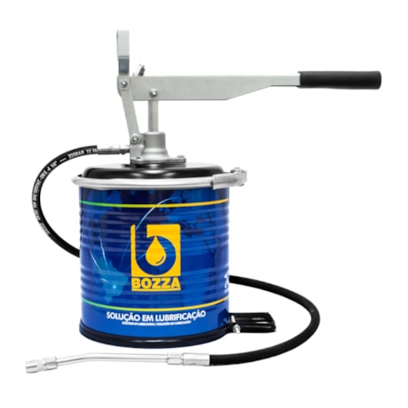 Bomba Manual para Graxa com Compactador e Mola 7kg 8522-G4 BOZZA