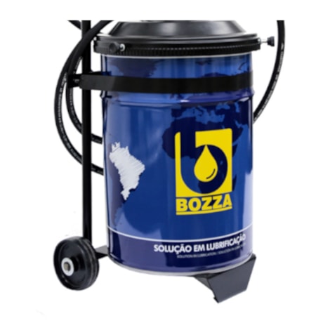 Bomba Pneumática para Graxa com Tambor de 20Kg + Mangueira e Carrinho 11020-R20-G4 BOZZA-bc46061c-8d2f-4a24-a6f5-c666134a661b