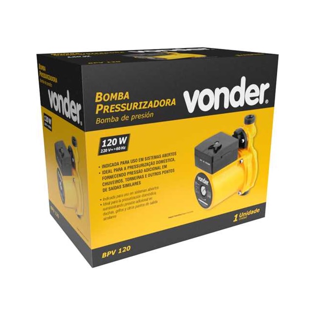 Bomba Pressurizadora 120W BPV120 6686120 VONDER-20d1801f-0a58-471a-a4ed-7f300c904381