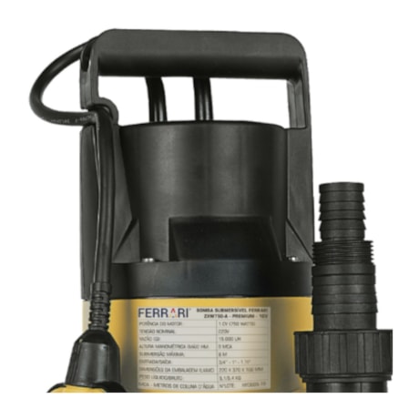 Bomba Submersa para Reservatório 1.1/2 750W 220V 15000L/H ZXW750-A FERRARI-c49c7349-d3fd-486b-88c3-9b39f7103d9c