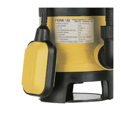 Bomba Submersa para Reservatório 1.1/2 750W 220V 15000L/H ZXW750-A FERRARI-5f92b783-ffb2-4bf8-9941-3eb402f634ad