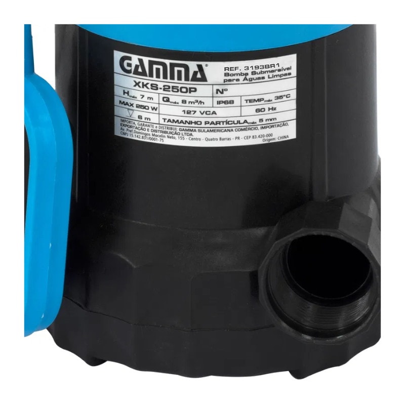 Bomba Submersível para Reservatório 1 CV 750W 14000L/H