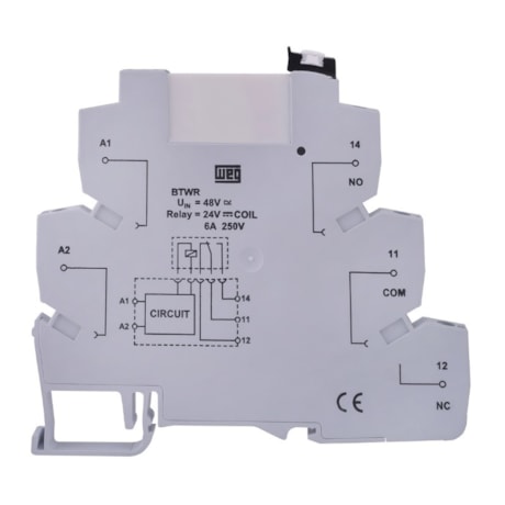 Borne Relé Parafuso 24V 6A BTWR P16E26 WEG-4ec50401-9796-4303-bf4b-f6349d93d293