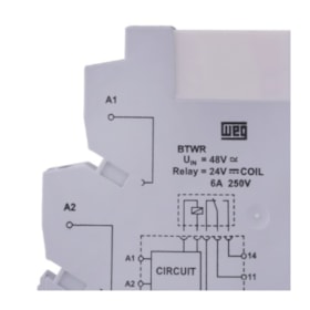 Borne Relé Parafuso 24V 6A BTWR P16E26 WEG