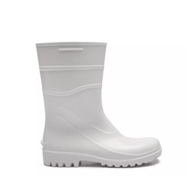 Bota de PVC Cano Curto Branca Acqua Flex CA 37456 82BPC600 BRACOL