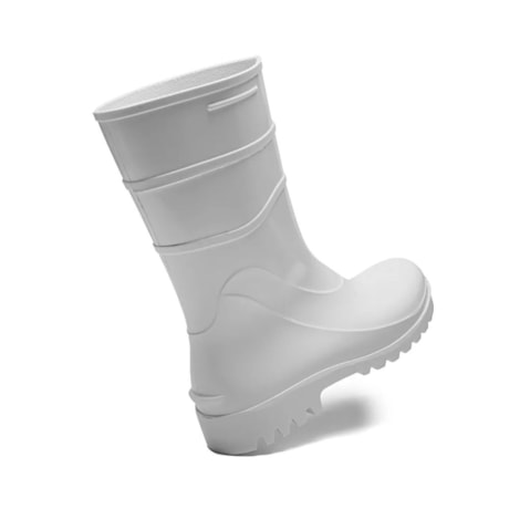 Bota de PVC Cano Curto Branca Acqua Flex CA 37456 82BPC600 BRACOL-c7d77c4e-65db-486e-95b6-c88dc1da4762