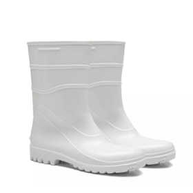 Bota de PVC Cano Curto Branca Acqua Flex CA 37456 82BPC600 BRACOL