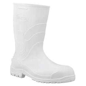 Bota de PVC Cano Longo Branca Acqua LeV 85BPL600 BRACOL 