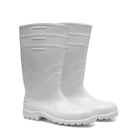 Bota de PVC Cano Longo Branca Acqua LeV CA 37455 85BPL600 BRACOL-360af4ad-ea32-4042-8f66-473b5066d3f5