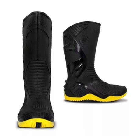 Bota de PVC Cano Longo Preta/Amarela Motosafe 84BPM600 BRACOL -e04c7823-2ccb-4362-ad5c-cc0ed2fd37dc