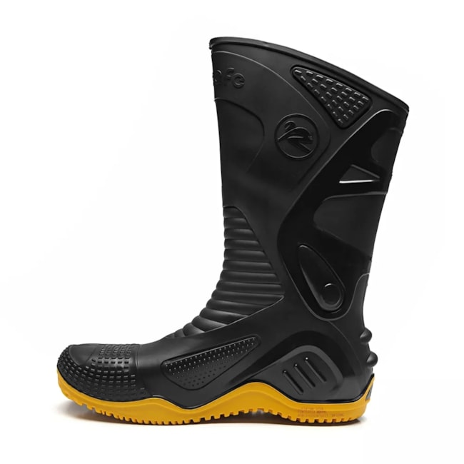 Bota Motosafe de PVC Sola Amarela CA 34798 84BPM600 BRACOL-678b3597-52c6-46b3-a032-4303f18576ec