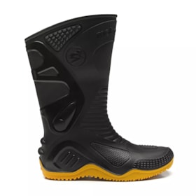 Bota Motosafe de PVC Sola Amarela CA 34798 84BPM600 BRACOL
