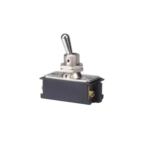 Botão Chave Liga/Desliga com Alavanca Metálica 2P 6A 250V CS-301C MB1S/SS MARGIRIUS