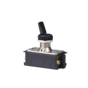 Botão Chave Liga/Desliga com Alavanca Plástica Preto 2P 6A 250V CS-301C AFB2FS/SS MARGIRIUS