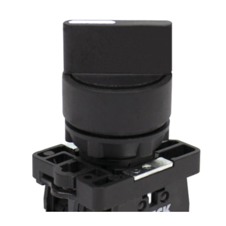 Botão Comutador com Manopla Curta D0 Fixa 0-1 Plástica 22,5mm SLMB8D0 STECK