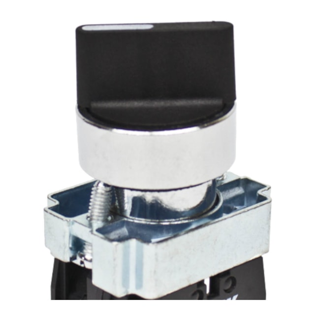 Botão Comutador com Manopla Curta T0 Fixa 1-0-2 Metálica 22,5mm SLMM8T0 STECK-298e3c91-cefc-448c-82cd-fb9b01f087b1
