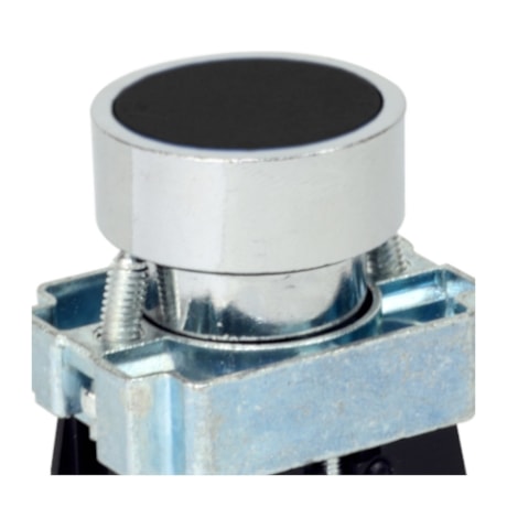 Botão de Impulsão Metálico Preto 22,5mm SLMRN8 STECK-a7ee8f09-a3e2-41c5-8187-d99c31479eaf