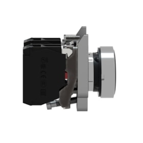 Botão de Impulsão Metálico Preto 22mm NA+NF XB4BA25 SCHNEIDER