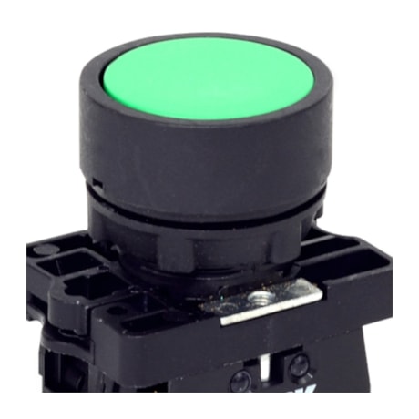 Botão de Impulsão Plástico Verde 22,5mm SLPRN2 STECK-0bc08eaa-ba3f-4bd0-8478-e773f0f9cda7