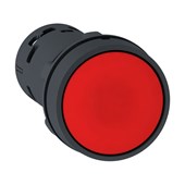 Botão de Impulsão Plástico Vermelho 22,5mm 1NA XB7NA42 SCHNEIDER