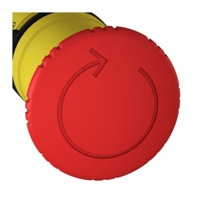 Botão de Retenção Cogumelo Soco Plástico Vermelho 40mm Encaixe 22,5mm XB7NS8442 SCHNEIDER-b2a857cb-4192-467a-934a-ff1ae75896c3