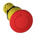 Botão de Retenção Cogumelo Soco Plástico Vermelho 40mm Encaixe 22,5mm XB7NS8442 SCHNEIDER