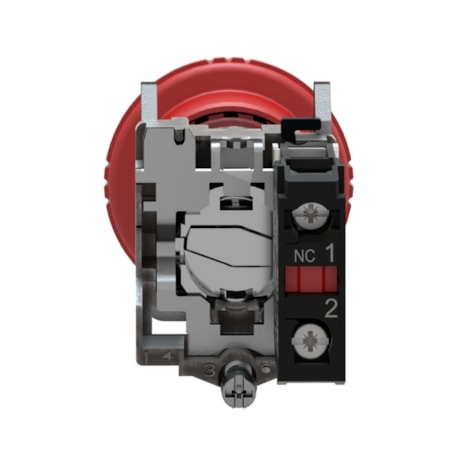 Botão de Retenção Cogumelo Soco Vermelho 40mm Encaixe 22mm XB4BS8442 SCHNEIDER-0b992fe5-3afb-4c2a-aef2-8ab92f76af3c