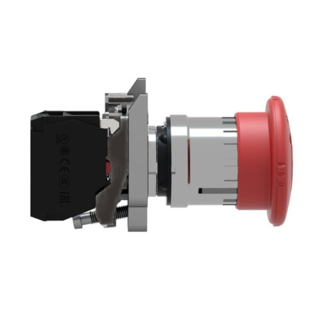 Botão de Retenção Cogumelo Soco Vermelho 40mm Encaixe 22mm XB4BS8442 SCHNEIDER-097b6dd6-327b-4e09-bc02-d261965ac34a