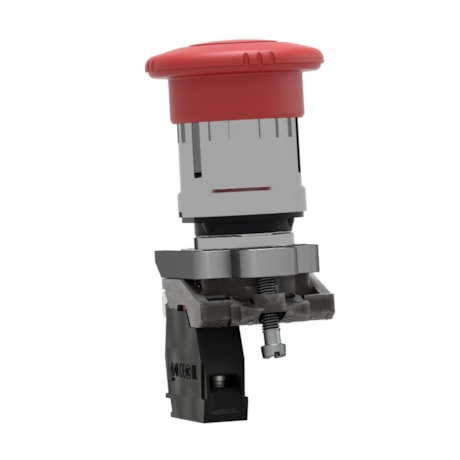 Botão de Retenção Cogumelo Soco Vermelho 40mm Encaixe 22mm XB4BS8442 SCHNEIDER-99f1f759-fb1e-40f1-bb67-c20342eec66a