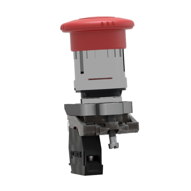 Botão de Retenção Cogumelo Soco Vermelho 40mm Encaixe 22mm XB4BS8442 SCHNEIDER-07a8e470-c436-4c78-84f3-b9ff9457f98f