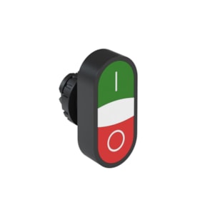 Botão Duplo Pulsador Padrão I/O Vermelho / Verde 22mm BD WH WEG