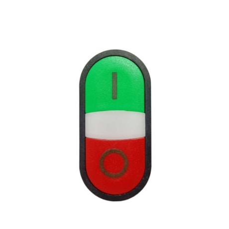 Botão Duplo Verde e Vermelho Plástico 1NA 1NF 22MM BD110000003VF WEG-79918c6a-250f-49a0-ac6a-ca93e636725d