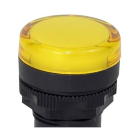 Botão Sinaleiro LED Amarelo 110V SLDS1103 STECK