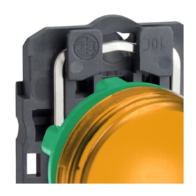 Botão Sinaleiro LED Amarelo 220V XB5AVM5 SCHNEIDER
