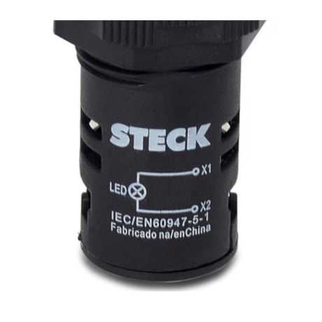 Botão Sinaleiro LED Verde 220V SLDS2202FP STECK-087b9e5c-4bae-4f6d-abe1-bf6ee925dec9