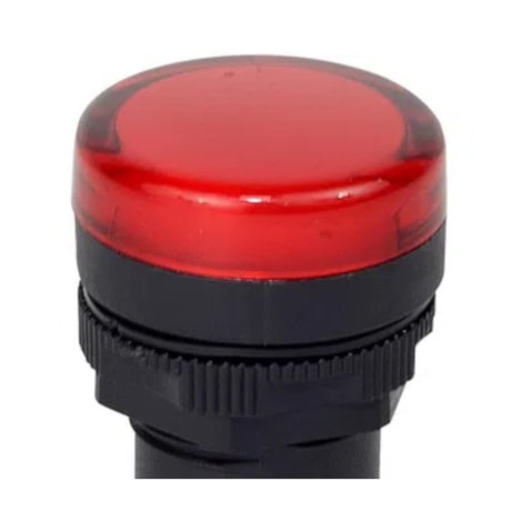 Botão Sinaleiro LED Vermelho 220V SLDS2201FP STECK-6a024b90-7e4f-4a04-bcd6-975f77a52c08