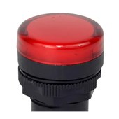 Botão Sinaleiro LED Vermelho 220V SLDS2201FP STECK