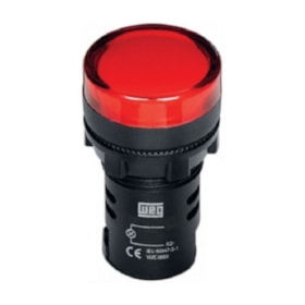 Botão Sinaleiro Led Vermelho 220VCA 22mm SM1-D23 WEG