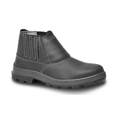 Botina de Segurança de Couro Preto com Bico de Aço 4095USES2400LB BRAVO-9981a526-1c72-4eba-9617-3f24779eb96c