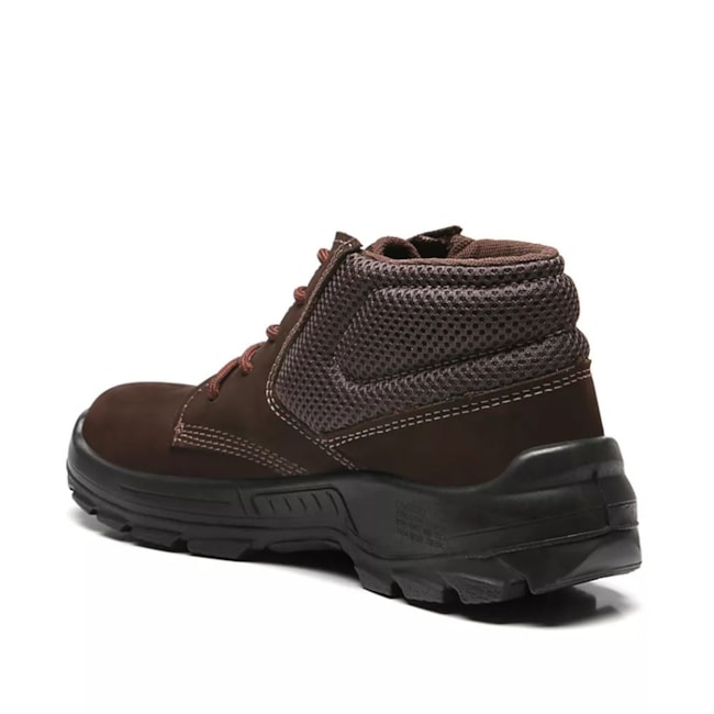 Botina de Segurança Marrom Poliuretano de Amarrar Sem Bico Nobuck Bidensidade CA 48383 4031BAEN4600EL BRACOL-950c97b9-b3fd-48c4-85f5-60b17b8e7b28