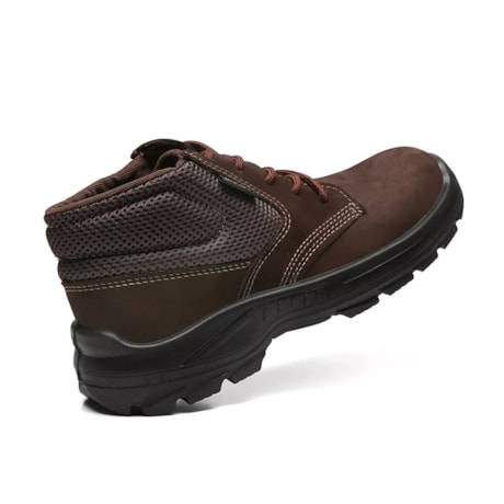 Botina de Segurança Marrom Poliuretano de Amarrar Sem Bico Nobuck Bidensidade CA 48383 4031BAEN4600EL BRACOL-6ea9d856-8f7e-4e33-a9bc-ca88bf67ce6d