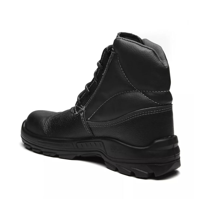 Botina de Segurança Microfibra Biqueira Composite Bidensidade Solado Estabilizador Preta CA 43938 4031BAMS1662LL BRACOL-69825447-d6e8-4adc-9cd3-72dbe3a451d1